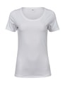 Dames T-shirt Tee Jays Stretch 450 White
